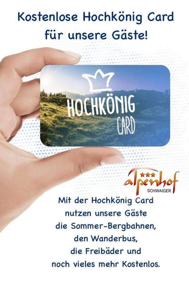 Alpenhof Schwaiger - Hotel Garni Mühlbach am Hochkönig Exteriör bild